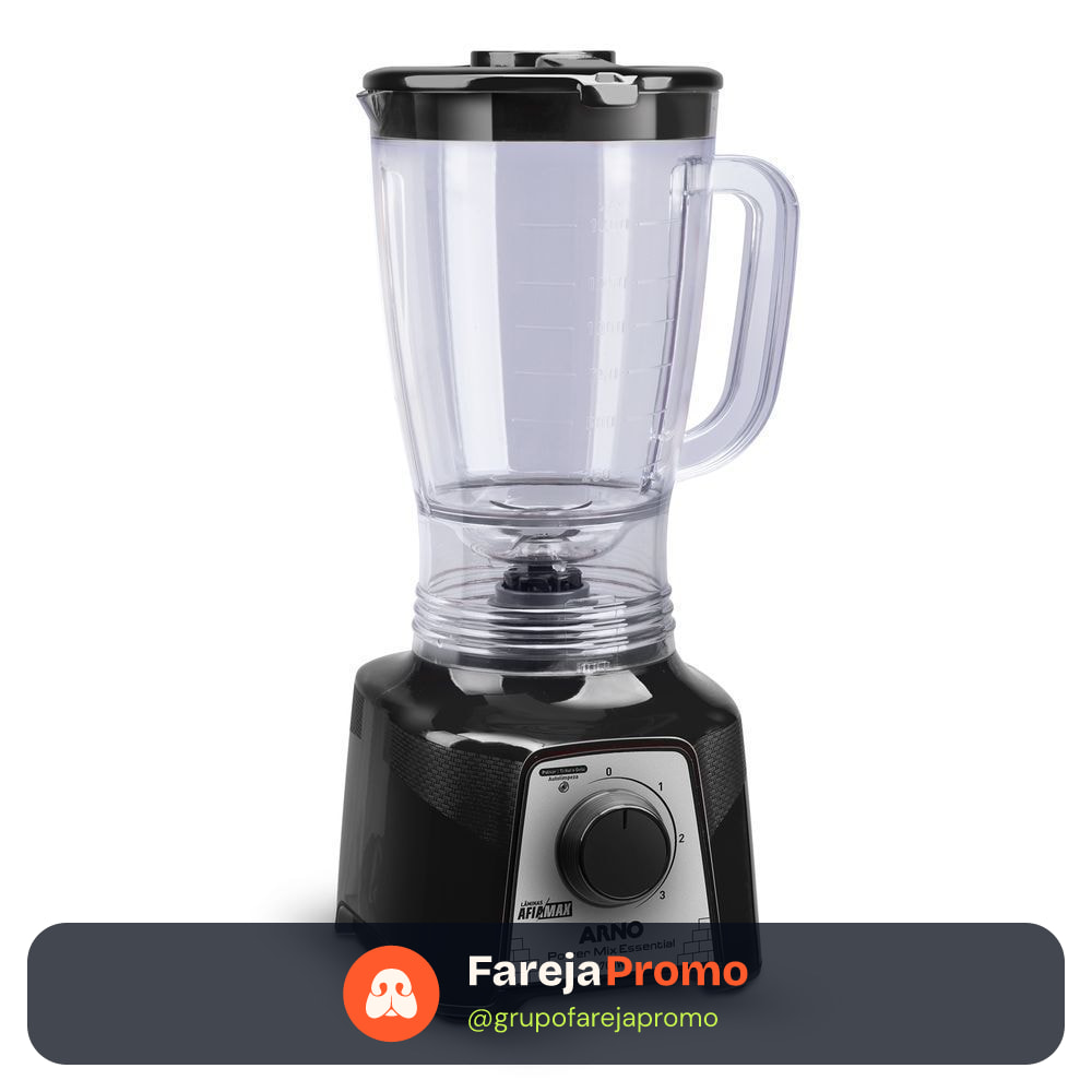 Liquidificador Power Mix LQ19 Arno Preto 127V