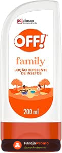 Repelente de Insetos em Loção OFF! Family, 200ml