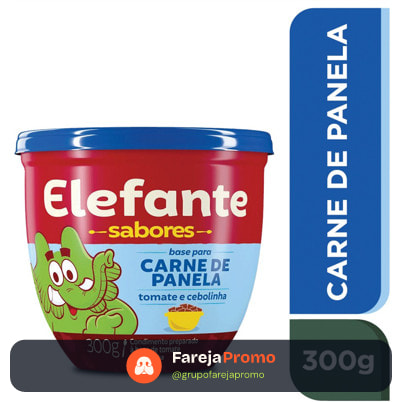 Extrato Tomate  Elefante Carne Panela  Pp 300 Grs