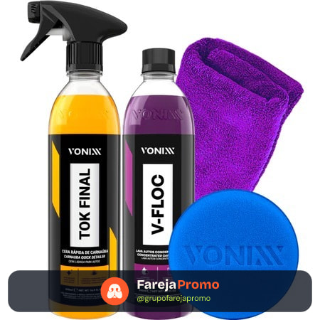 Cera Liquida Tok Final Manutenção Brilho V-Floc Shampoo Vonixx