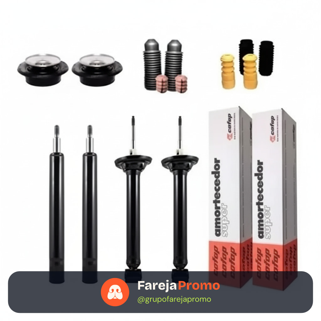 Kit Completo Amortecedor Gol G2 G3 G4 Cofap + kits - Tudo 100% NOVO e ORIGINAL