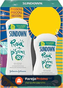 Protetor Solar Sundown FPS 50, 200ml +120ml