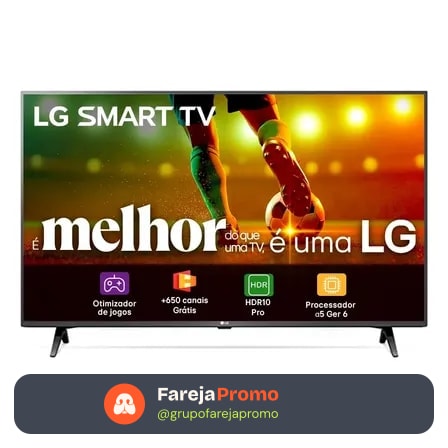 Smart Tv LG 43 Full Hd, Processador A5 Ger6, Ai, Alexa E Webos 23 - 43lr6700psa