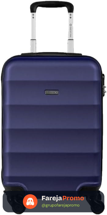 Mala de Bordo para Viagem Sestini Basic, Azul Marinho