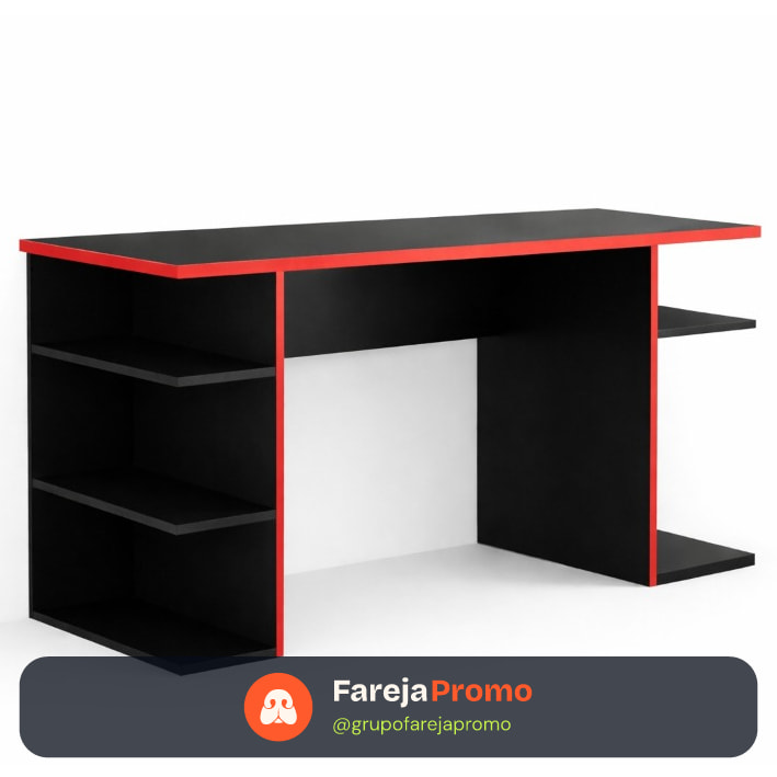 QUEIMA DE ESTOQUE PROMOÇÃO Mesa Gamer Escrivaninha Jogos Computador PC Quarto Escritótio Cores