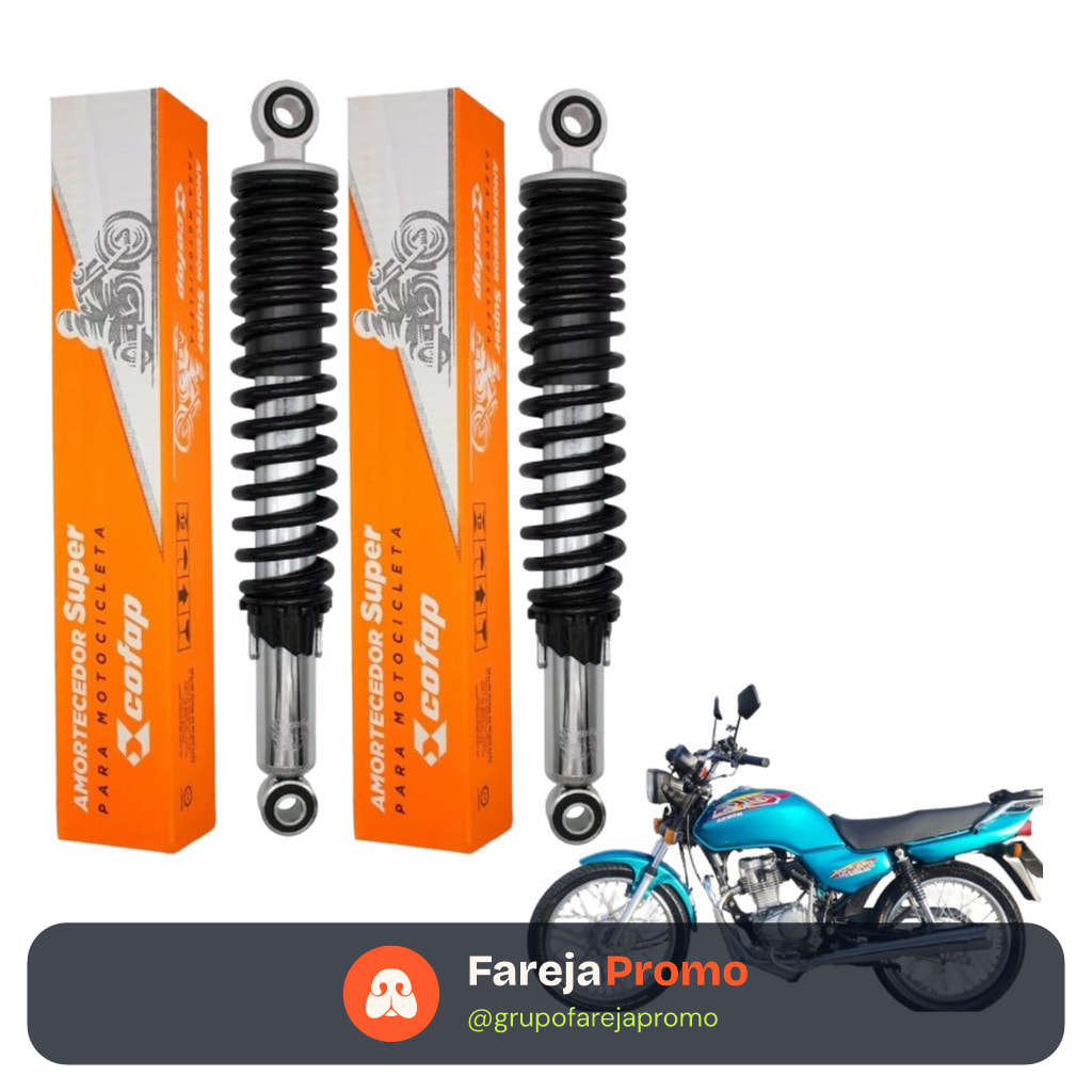 Par Amortecedor Honda Cg Titan Fan 125 83 84 85 86 87 88 89 90 91 92 93 94 95 A 99 ORIGINAL Cofap