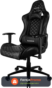 Cadeira Gamer Profissional TGC12 Preta ThunderX3.