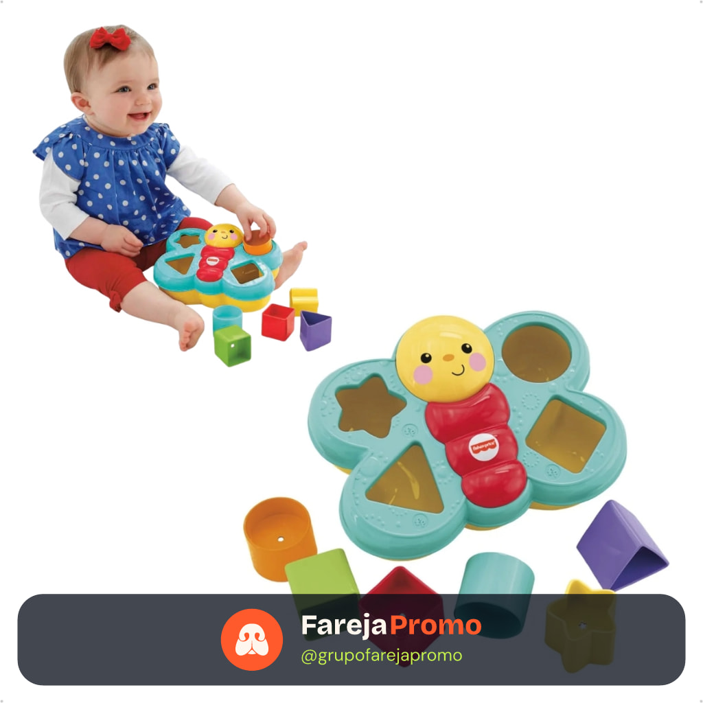 Brinquedo Montar Blocos Educativo Bebe Infantil Fisher Price