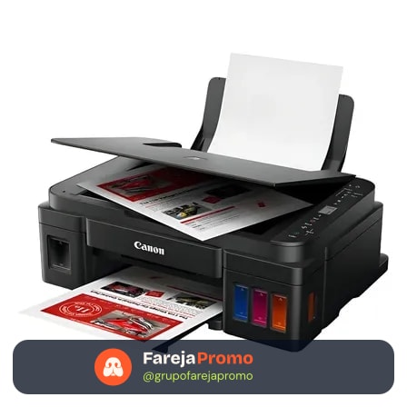 Impressora Multifuncional Canon Pixma G3110 C/ Wifi Cor Preto 127/220v
