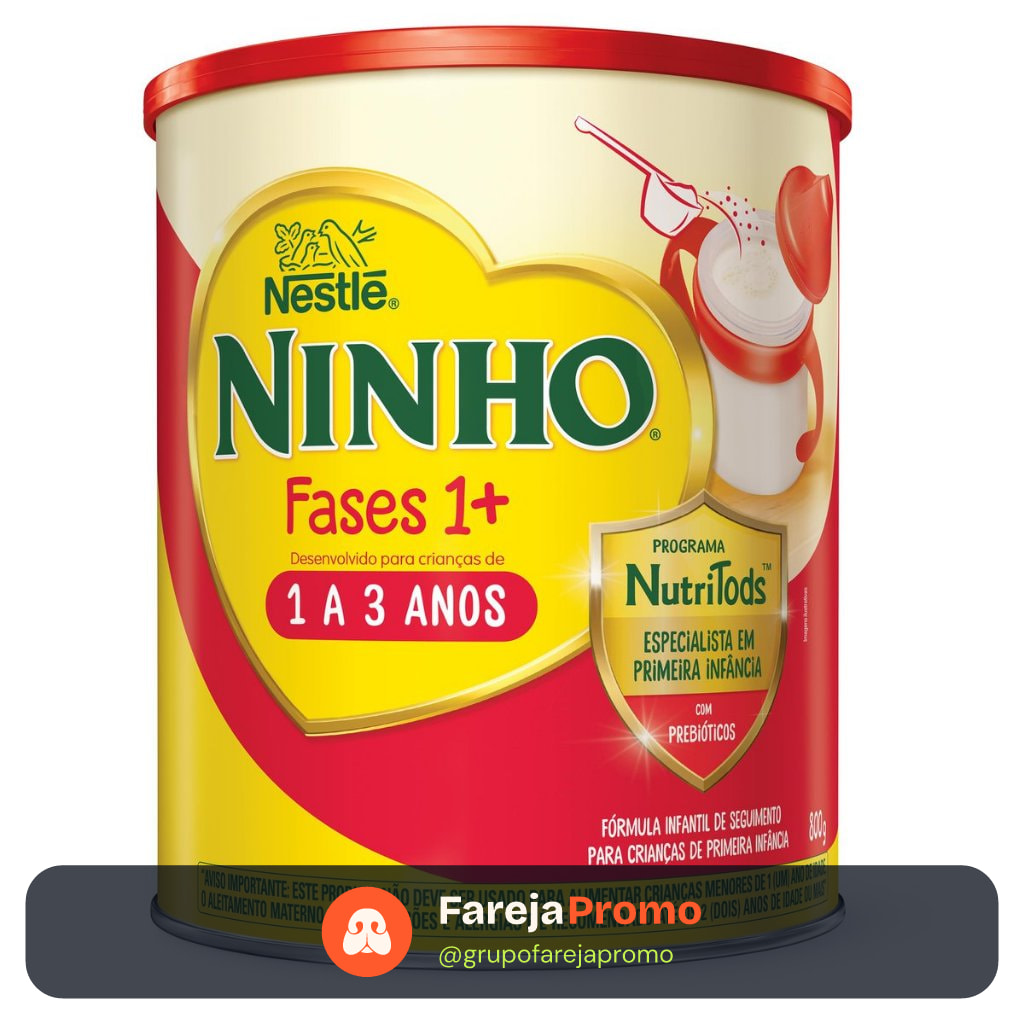 Fórmula Infantil Ninho Fases 1+ com 800g