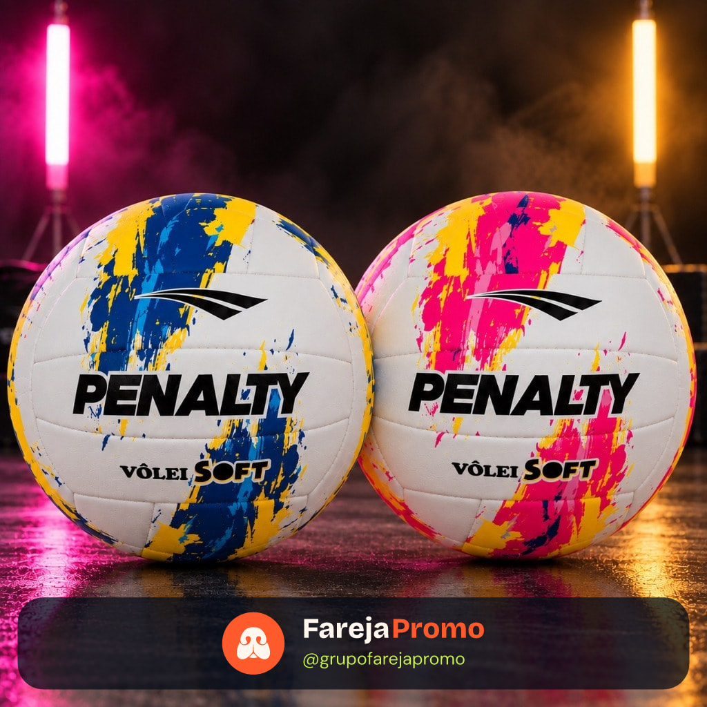 Bola de Vôlei Penalty Soft XXIII Original Oficial Macia Quadra Voleibol