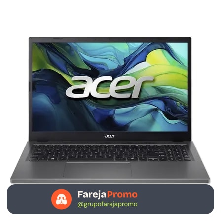 Notebook Acer Aspire Go 15 Ag15-51p-55c8 Intel Core I5 13ª Ger. 8gb Ram 512gb Ssd W11 15.3 Ips Full Hd Cinza