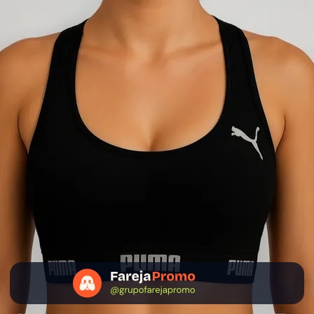 Top Puma Academia Fitness Original Nadador Alta Sustentação