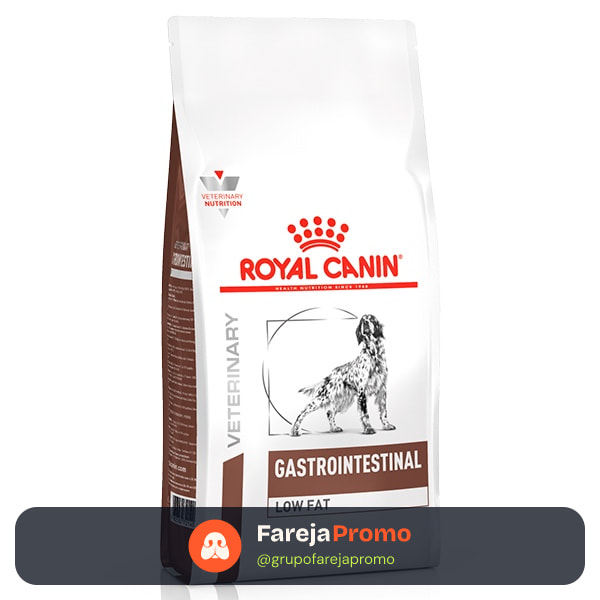 Ração Royal Canin Veterinary Nutrition Gastro Intestinal Low Fat para Cães Adultos - 10,1Kg