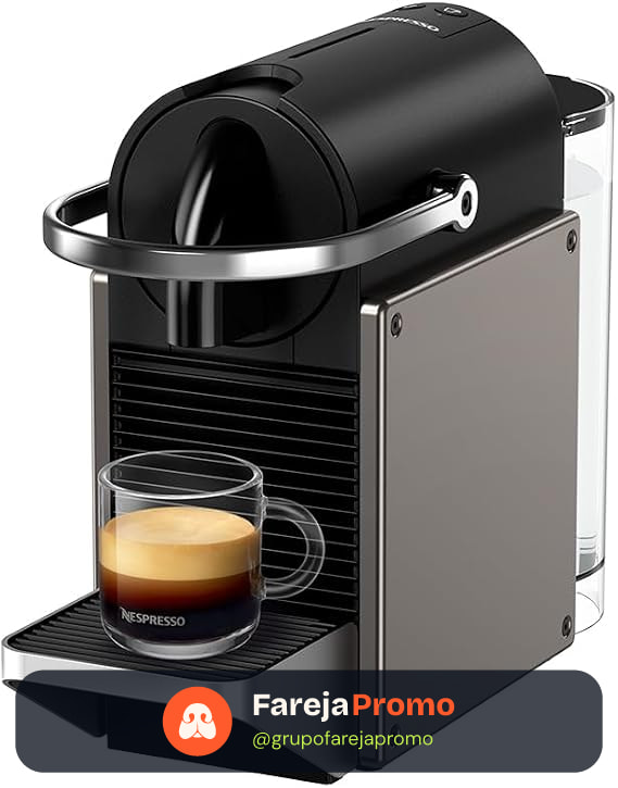 Cafeteira Espresso Nespresso Pixie Redesign Titânio 220V