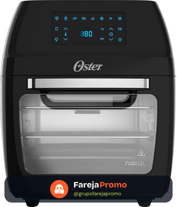 Fritadeira Oven Fryer 12L Oster 3 em 1-127V