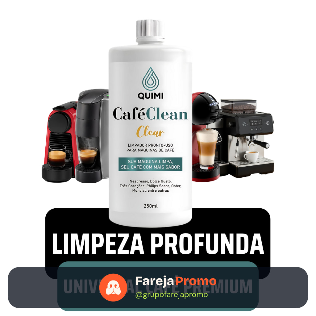 Descalcificante Limpa Cafeteira Expresso Maquina Nespresso Dolce Gusto 3 Corações Café Dentro Limpez