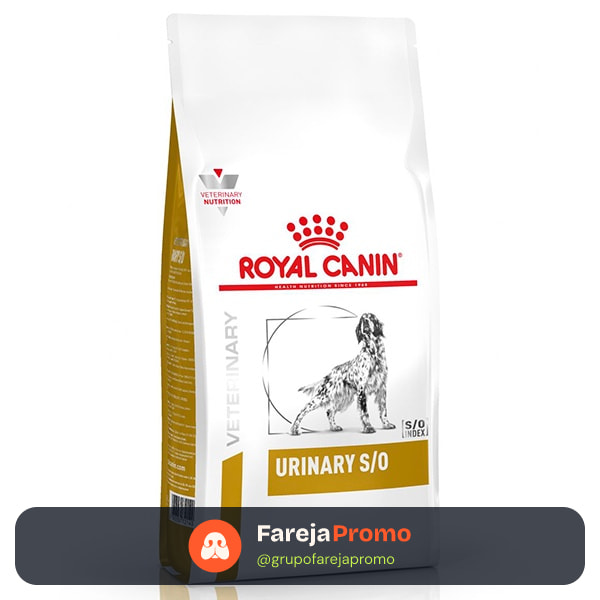 Ração Royal Canin Veterinary Nutrition Urinary S/O para Cães com Doenças Urinárias - 10,1Kg