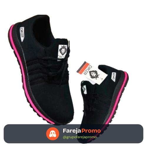Tênis Masculino Feminino Diker F1 Corrida Academia Esportivo  Caminhada