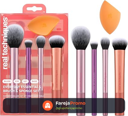 Kit Everyday Essentials, REAL TECHNIQUES