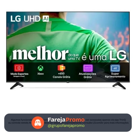 Smart Tv LG Uhd Ai Ua75 50 Polegadas Hdr10 Pro Processador 7 Ai Ger8 Webos 25