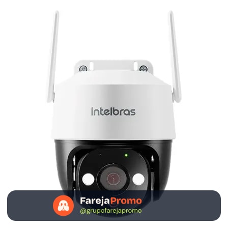 Câmera Inteligente Im7 + 3mp De Resolução Branca Intelbras Branco