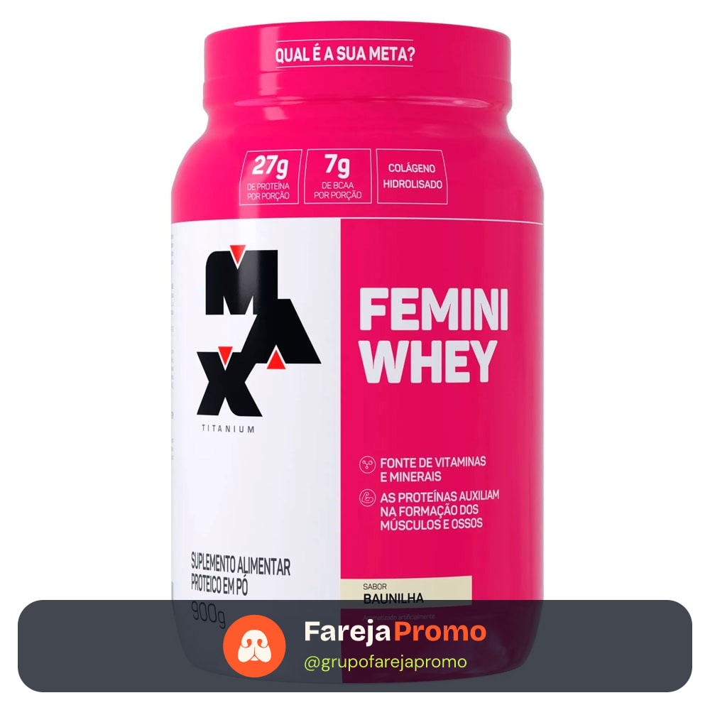 Femini Whey 900g Pote - Max Titanium