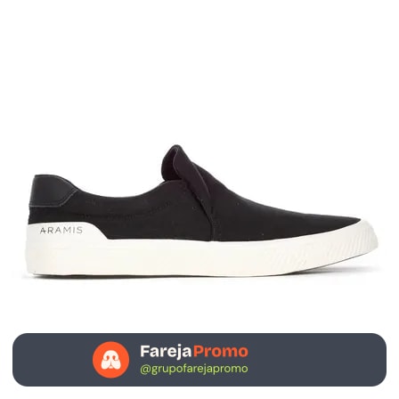Tênis Masculino Casual Aramis Daily Slip Confortável Moderno