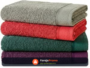 4 Toalhas De Banho Gigante Gramatura 500 G/m² Grossa Felpuda Eleganz (Multicolorido)